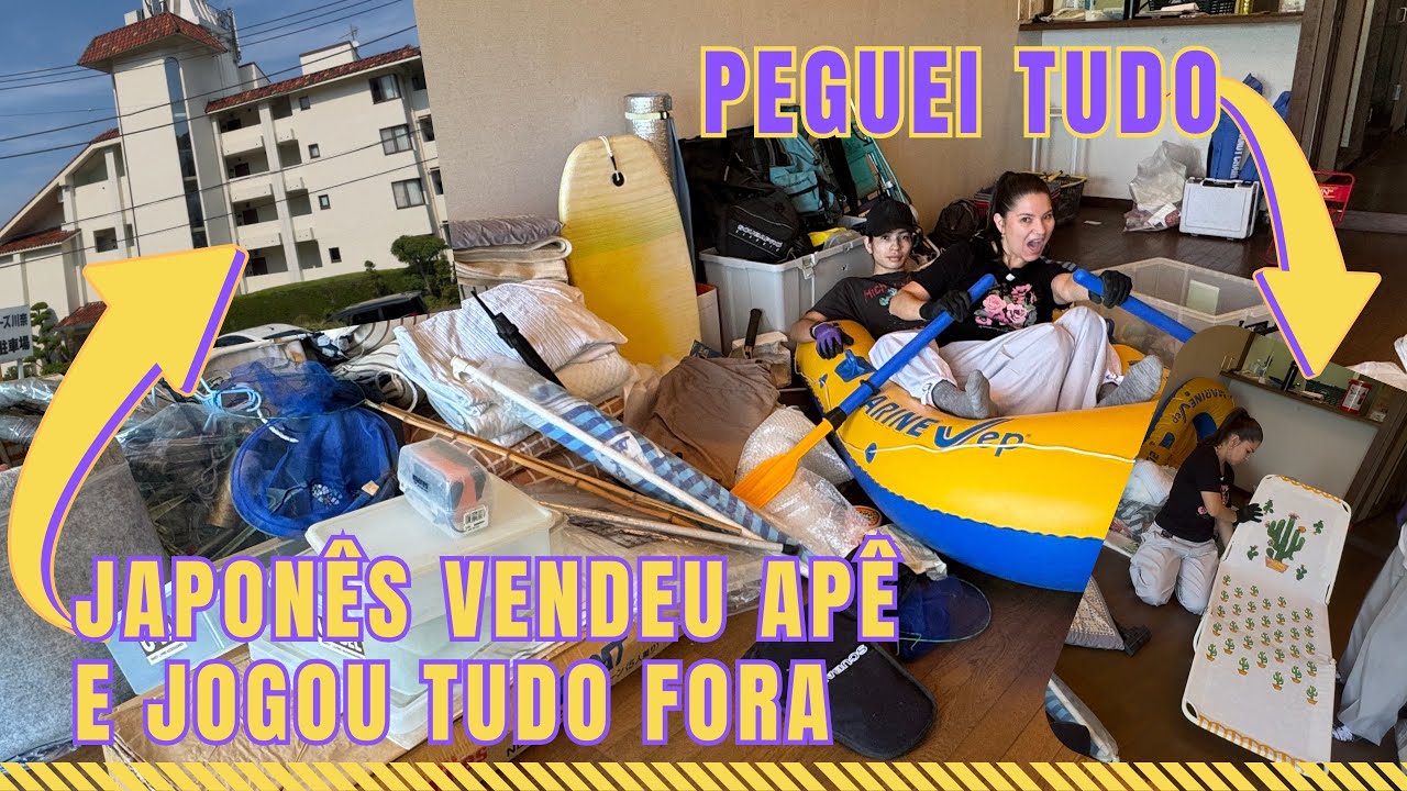 #179/SÓ DEU ACHADINHOS! BORA MERGULHAR NOS LIXOS DOS JAPONESES#japão #trabalho#limpeza #vidareal 