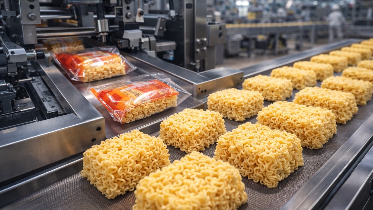 🏭🍜 Factory Full Process | Inside the Giant Instant Noodles Factory – Millions Produced Daily! 🤯