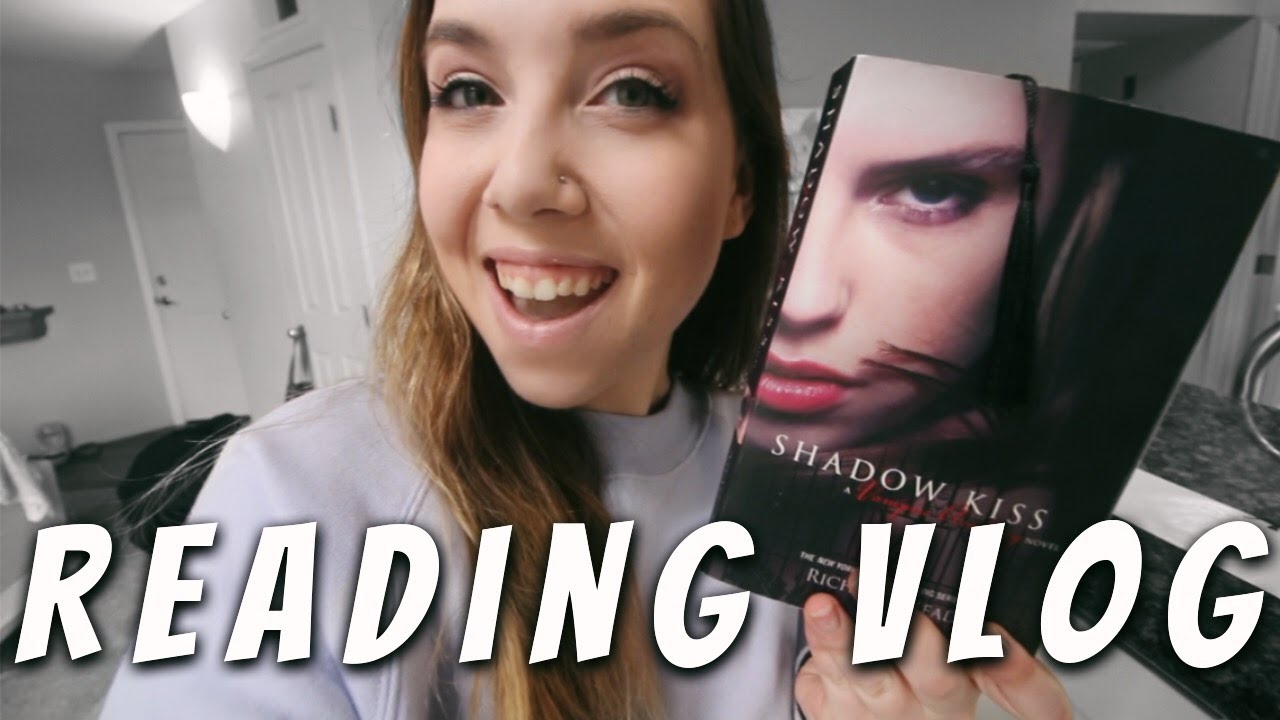 shadow kiss reading vlog // rereading vampire academy part 3