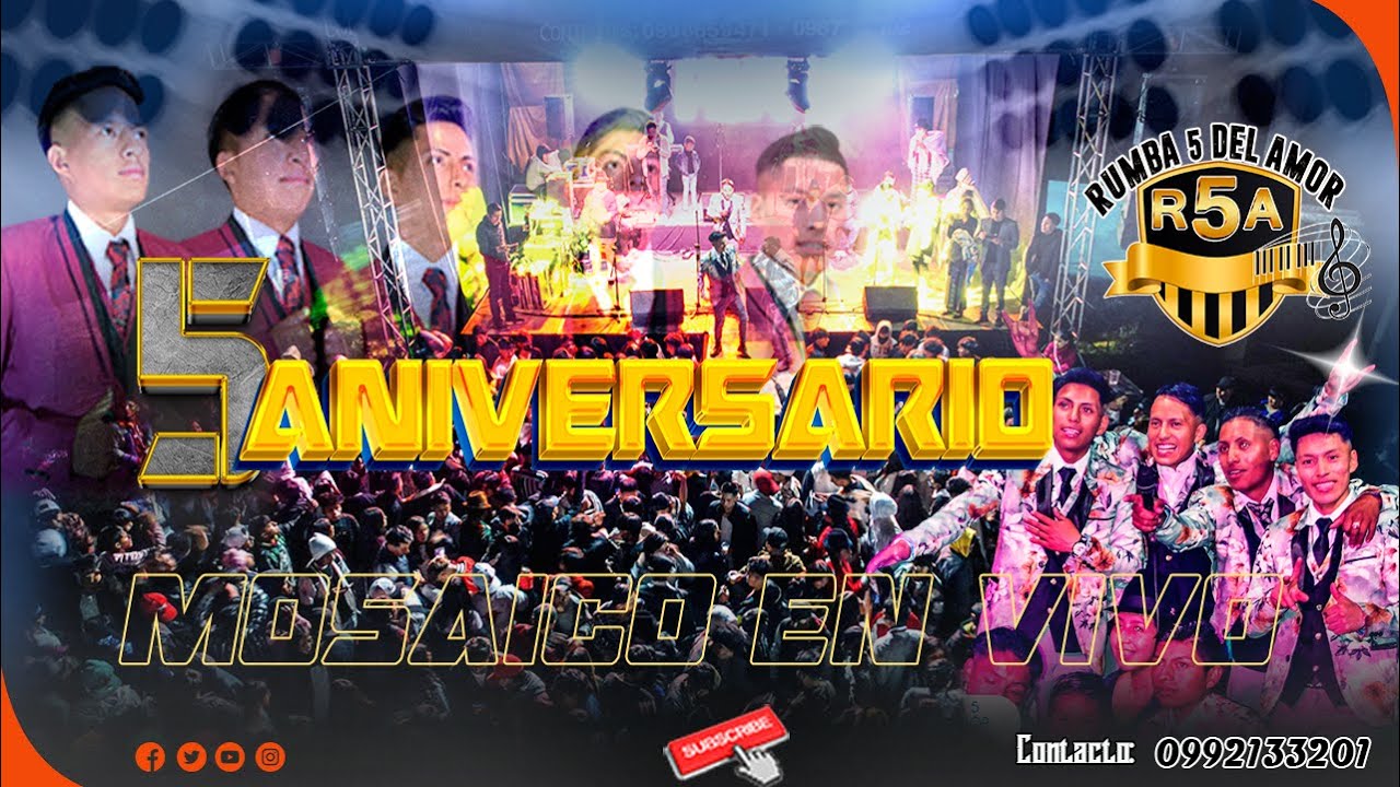 RUMBA 5 DEL AMOR EN NUESTRO 5to. ANIVERSARIO