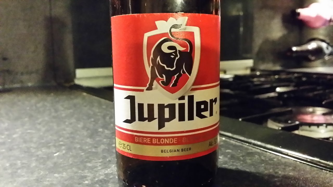 Jupiler Biere Blond , Blond Bier Piedboeuf Brewery | Belgian Beer Review