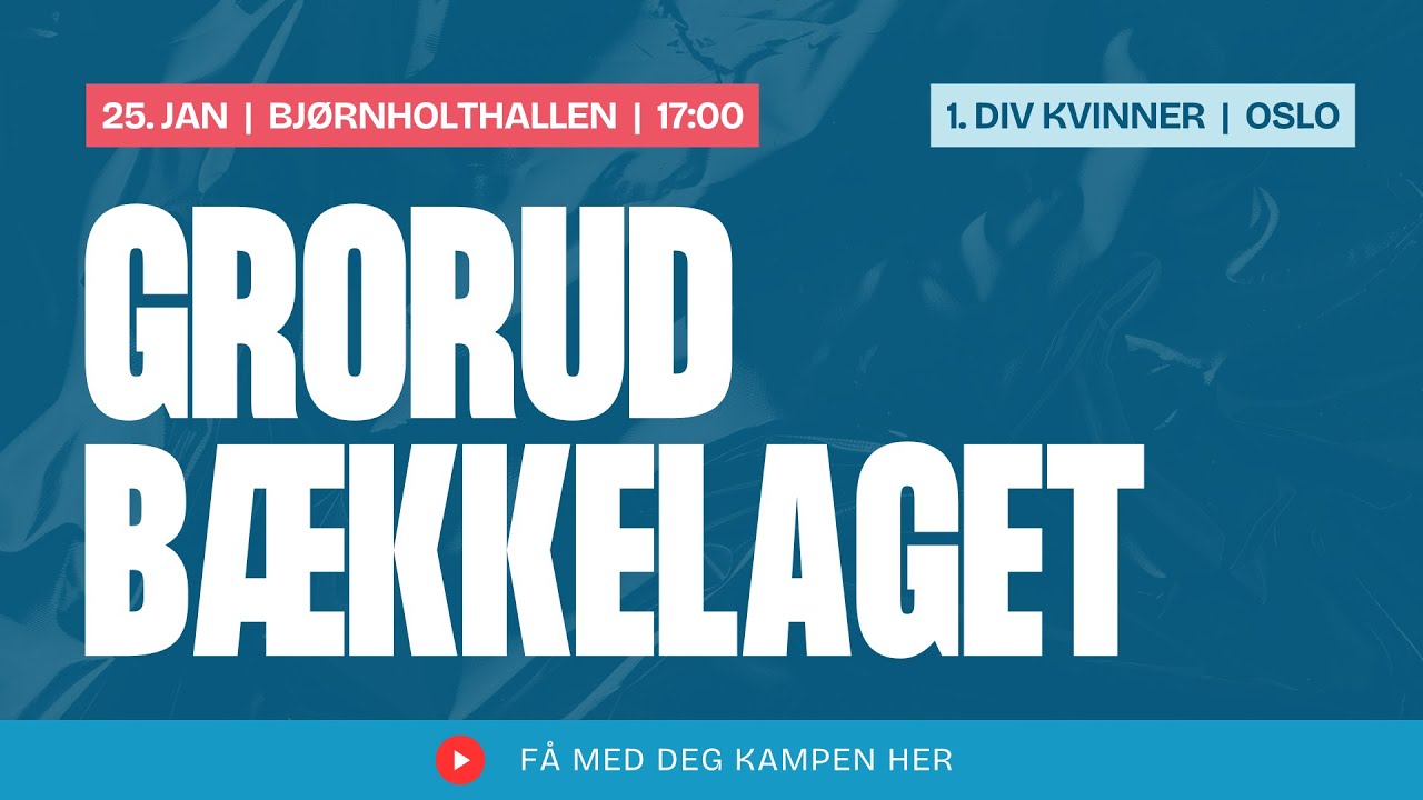 1. Div. Kvinner Oslo: Grorud - Bækkelaget