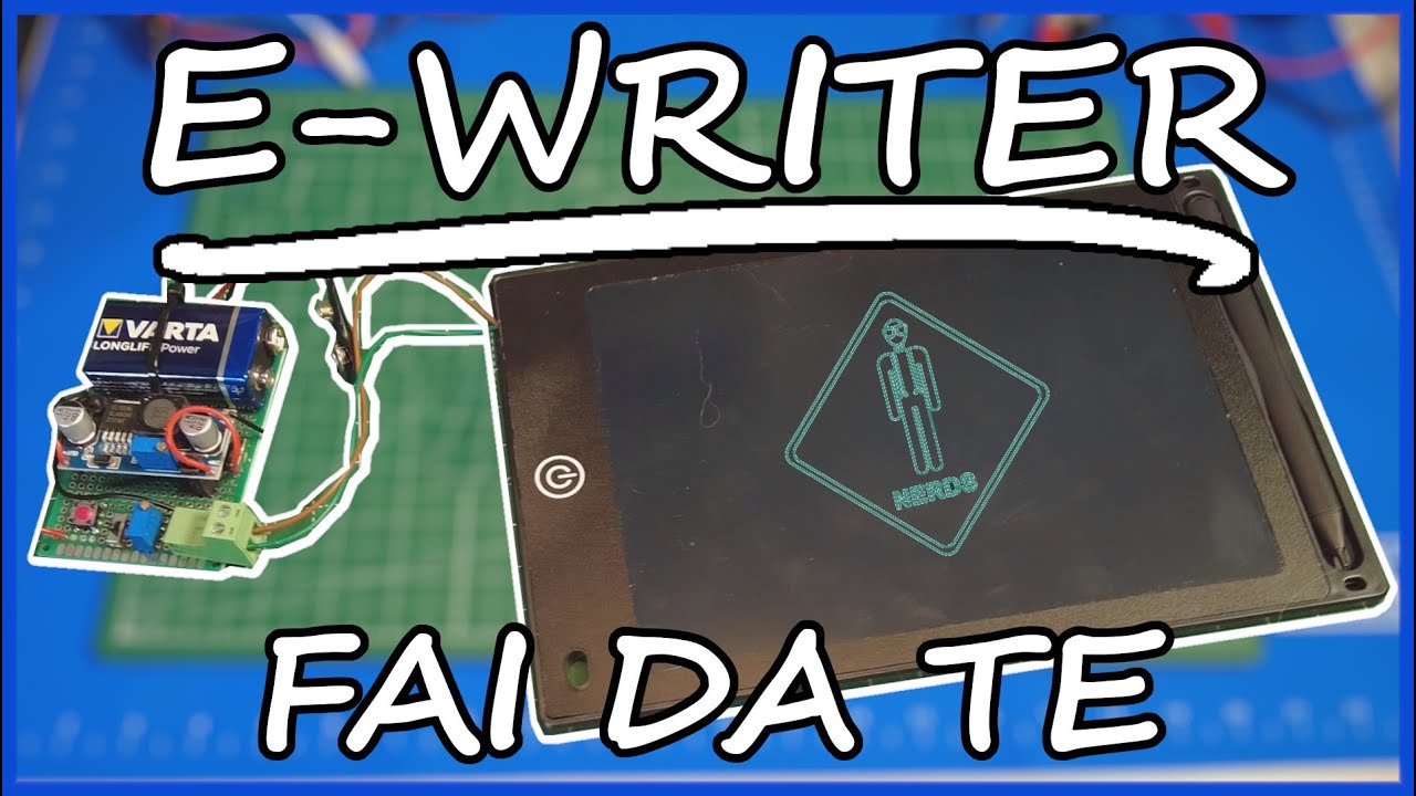 Upgrade di una lavagnetta LCD (“E-writer” Fai Da Te)