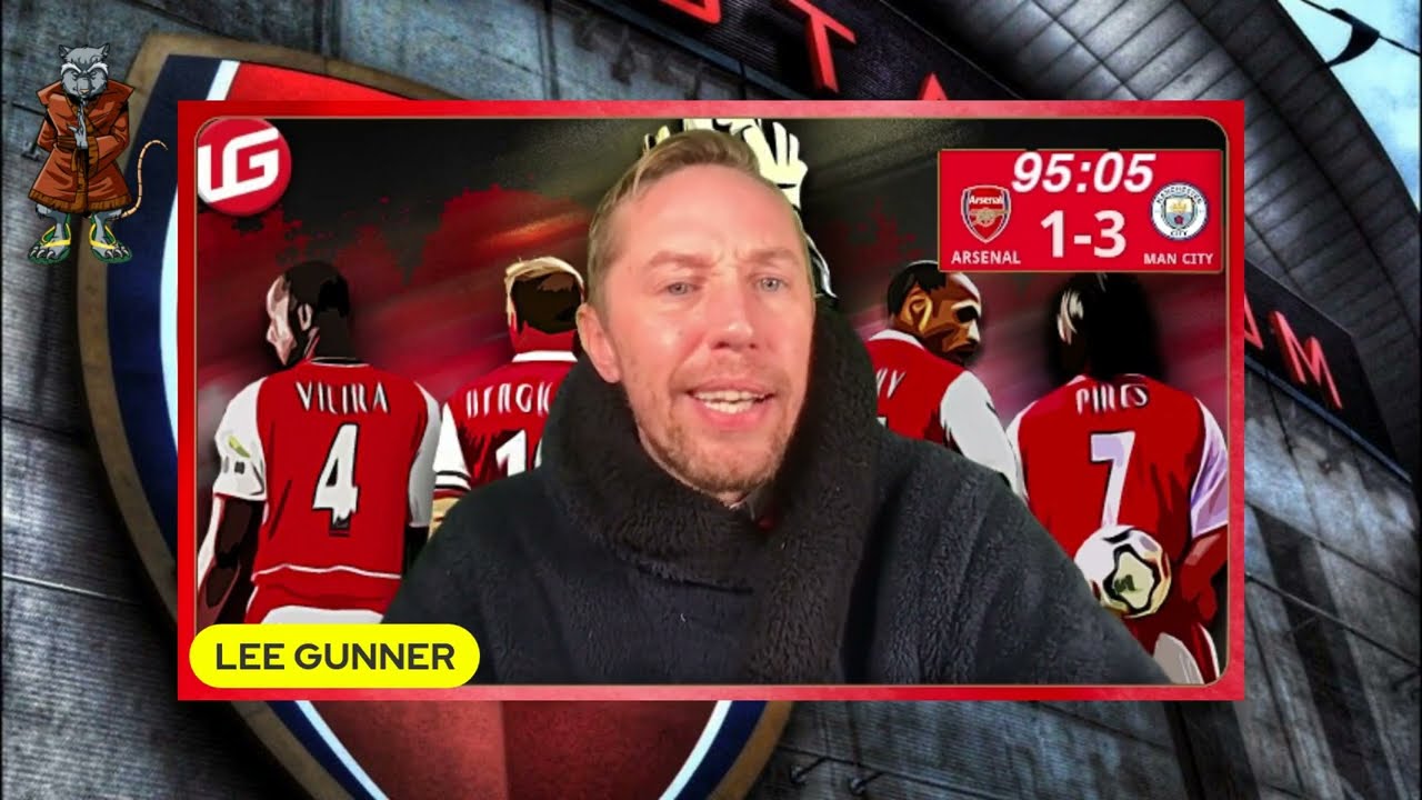 ARSENAL 1-3 MAN CITY (ANGRY LEE GUNNER FAN CAM) SPINELESS BOTTLE JOBS