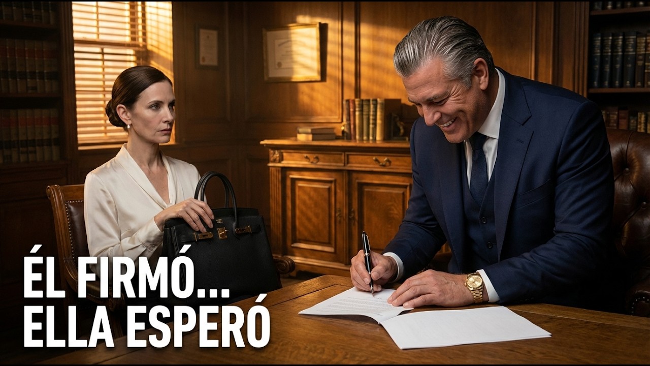 Firmó el divorcio RIÉNDOSE. Cuando leyó la letra pequeña del contrato dejó de reír para siempre