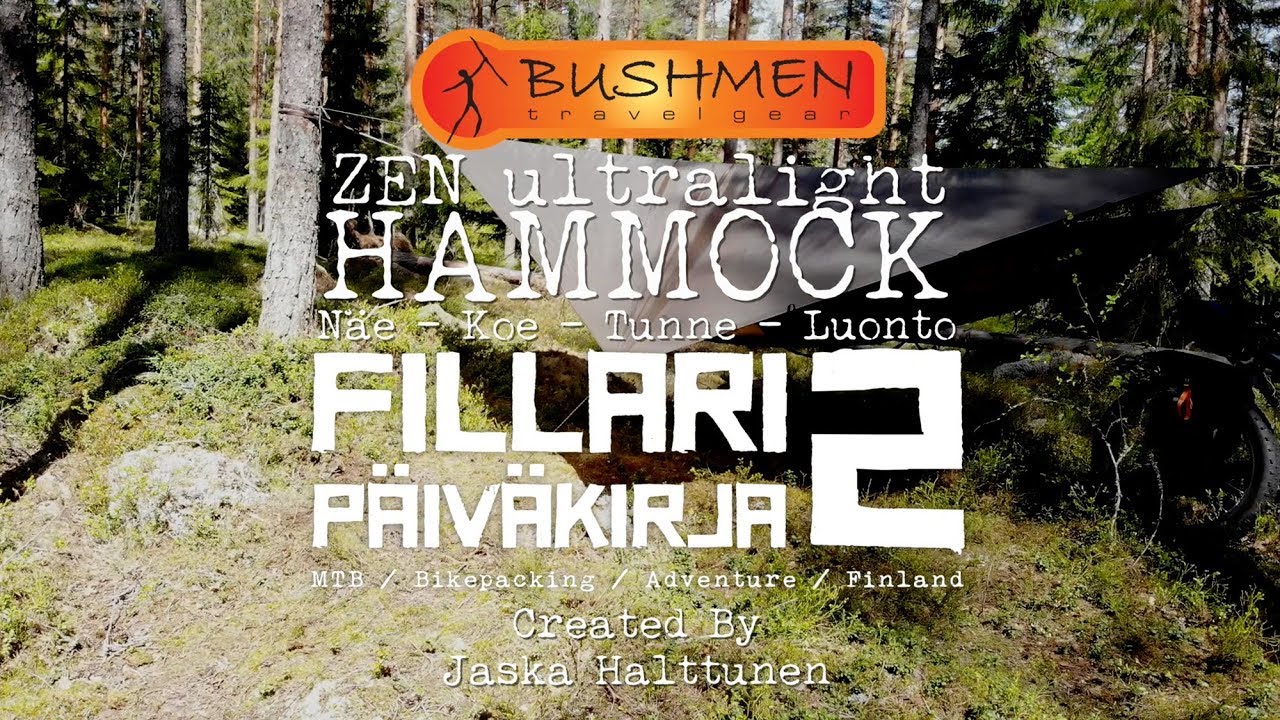 Kuinka pystyttää leiri - riippumattoleiri - Bushmenin ultralight kamoilla?