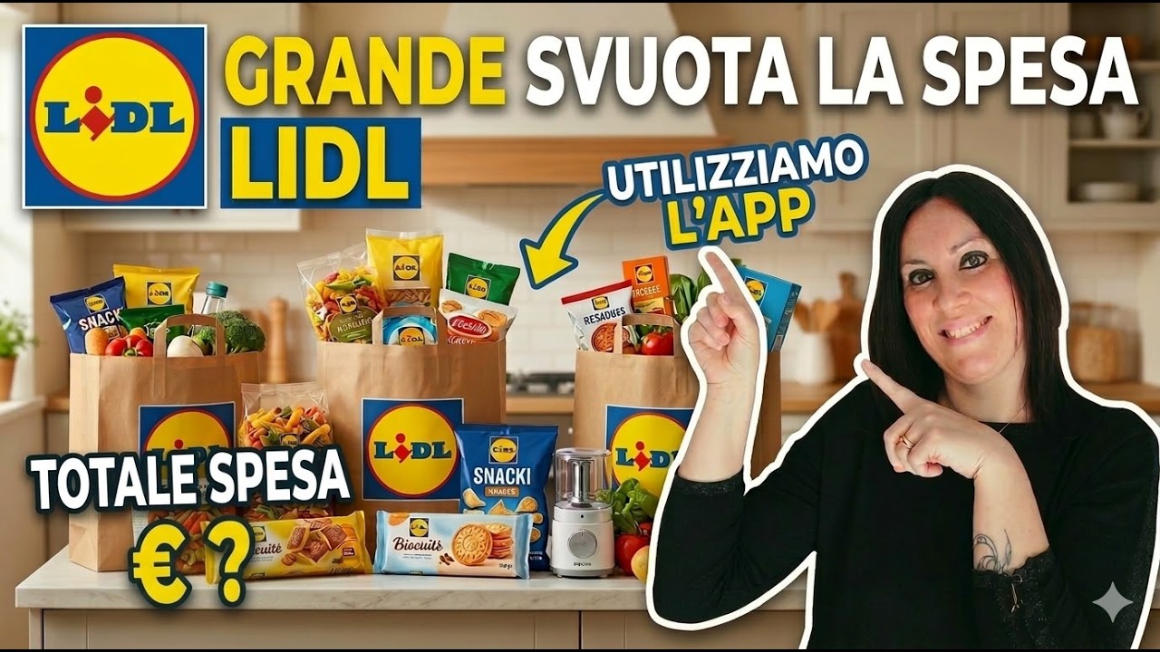 Svuota la spesa LIDL: Ecco quanto ho speso per due settimana! 💸 #svuotalaspesa #vlog #cucinafacile