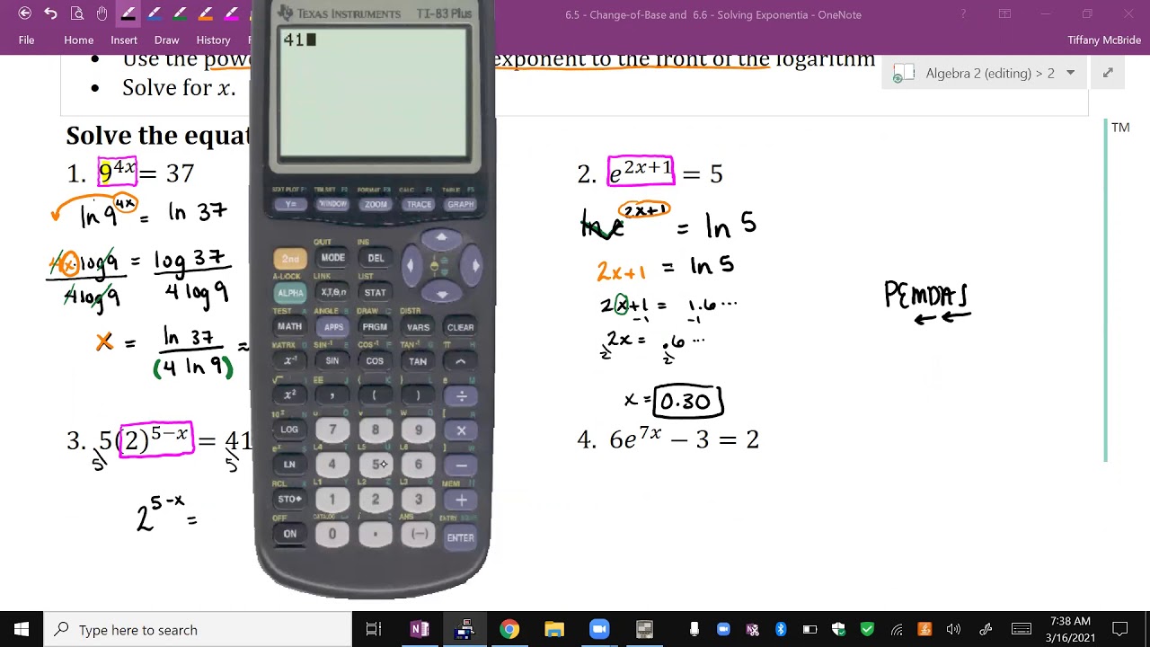 Algebra 2 - 6.5/6.6 Notes