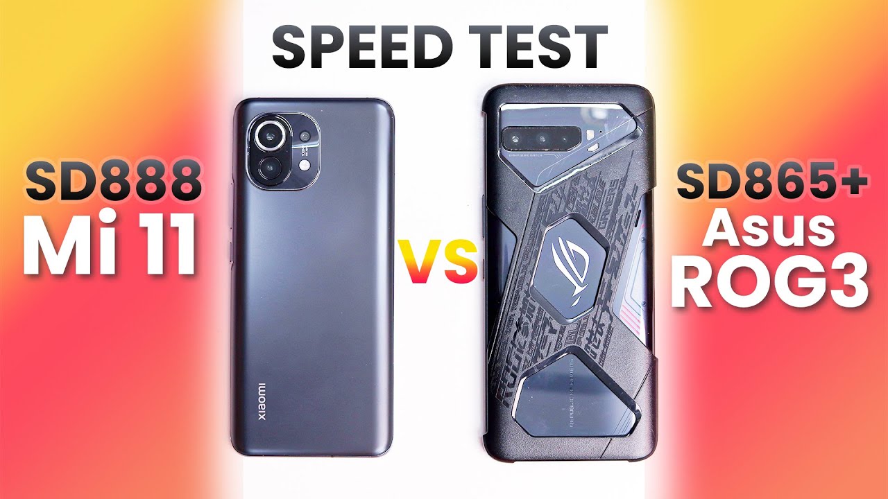Xiaomi Mi 11 Vs Asus Rog 3 Speed Test 🔥 (SD 888 vs SD 865+) 🔥 Kisme Hai Dum ??