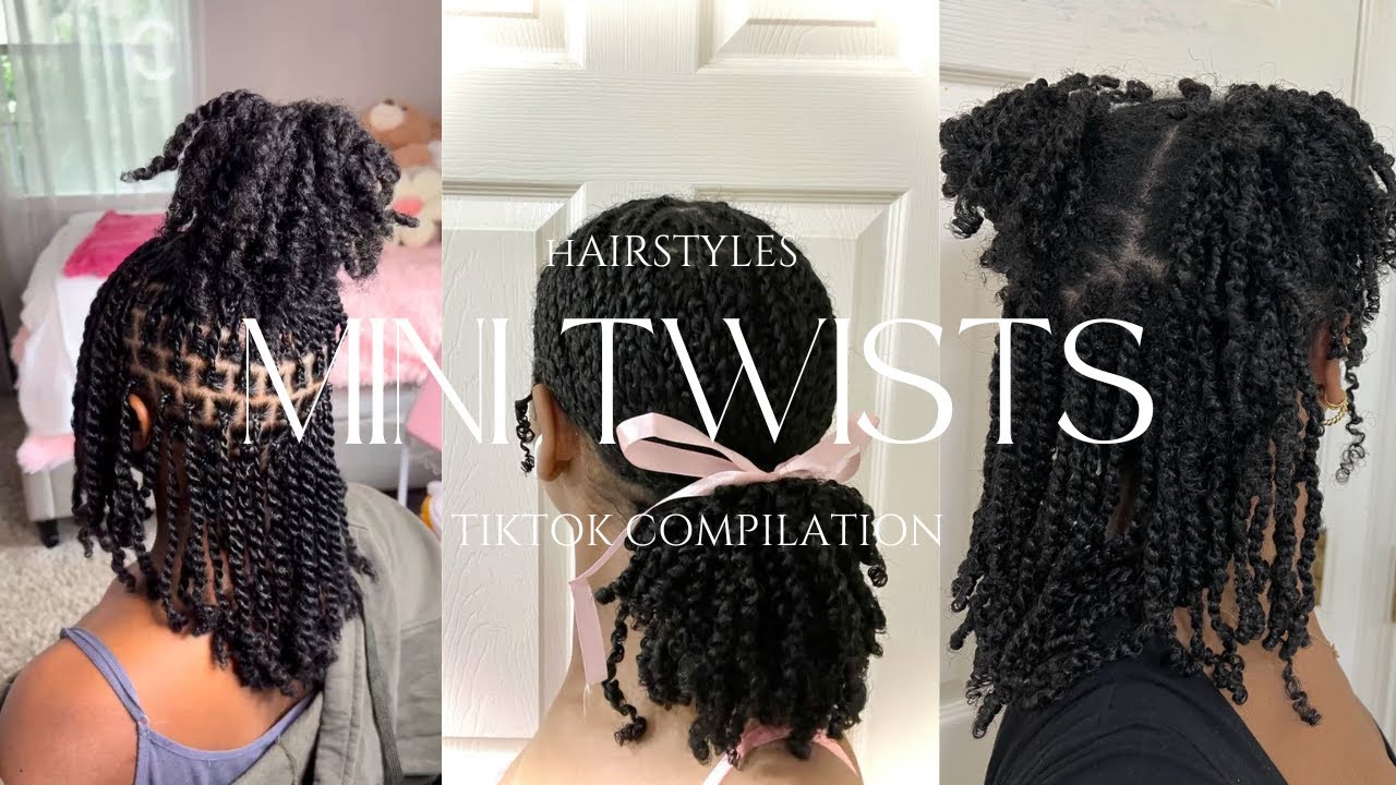 MINI TWISTS HAIRSTYLES |TIKTOK COMPILATION