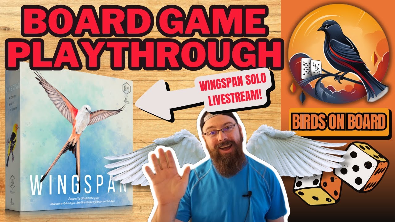Wingspan Board Game Solo Playthrough