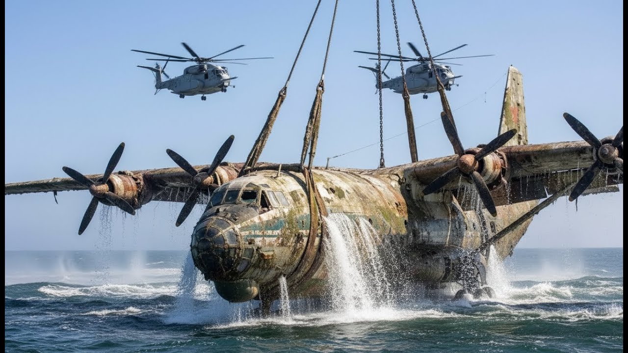 Salvaging & Restoring the Giant Mil V-12 Helicopter from the Ocean Floor (Full Process) 🚁🌊🛠️