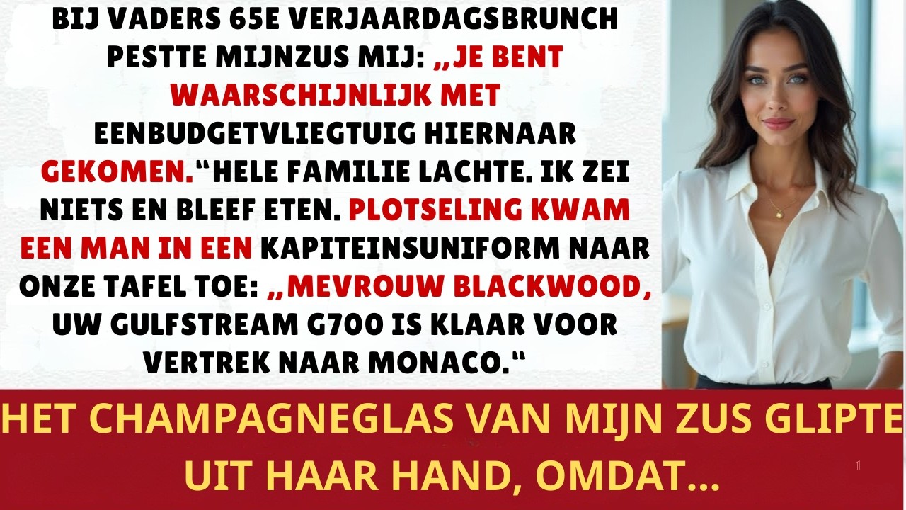 BIJ VADERS BRUNCH ZEI MIJN ZUS DAT IK „MEER NIET KAN BETAALDEN DAN BUSINESSCLASS” — TOEN KWAM DE PIL