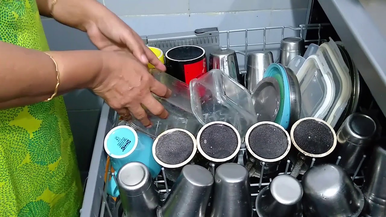 Washing ceramic, glass, melamine, stainless steel in LG Dishwasher DFB424FP