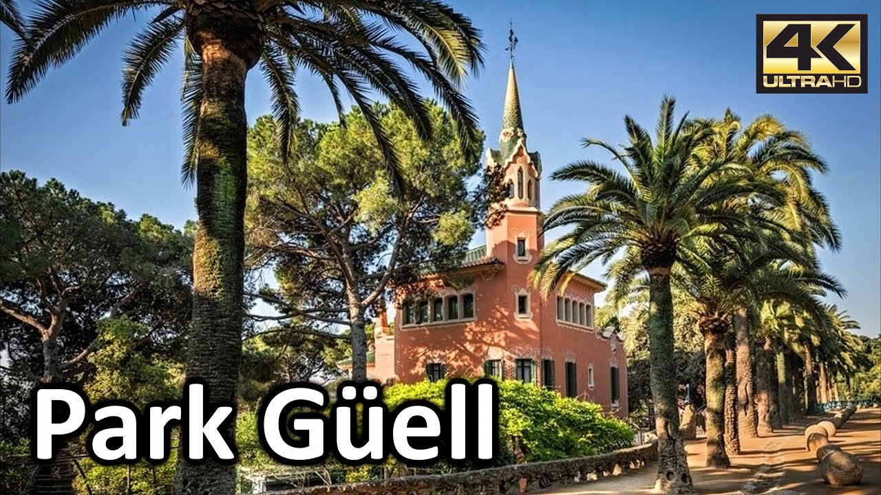 PARK GÜELL. Barcelona - España [4K]