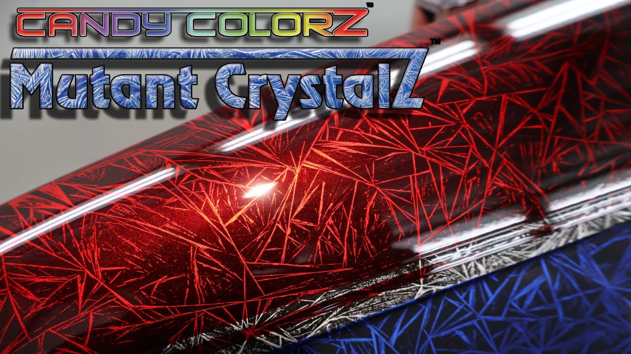 Яблочно-красный и сапфирово-синий Candy ColorZ на Mutant CrystalZ