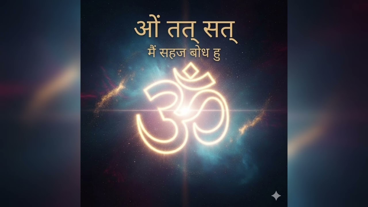 ॐ तत् सत् - मैं सहज बोध हूं 