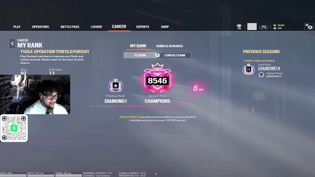 Last day of the Rainbow Six Siege season!