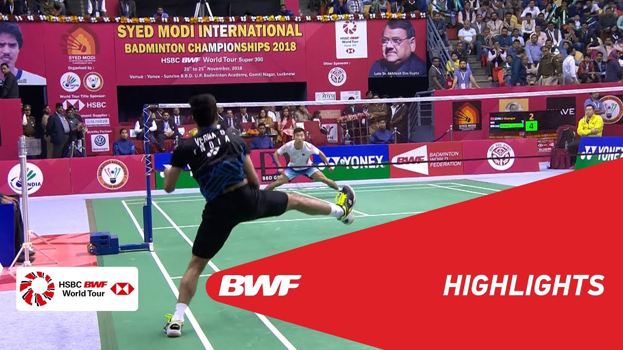 SYED MODI INTERNATIONAL BADMINTON CHAMPIONSHIP 2018 | MS - F - HIGHLIGHTS | BWF 2018