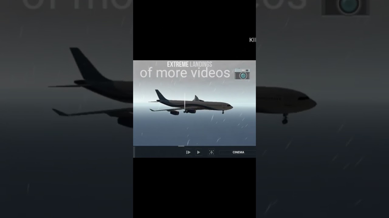 Crash the plane in Rainfall 🌧️||Extreme landing||