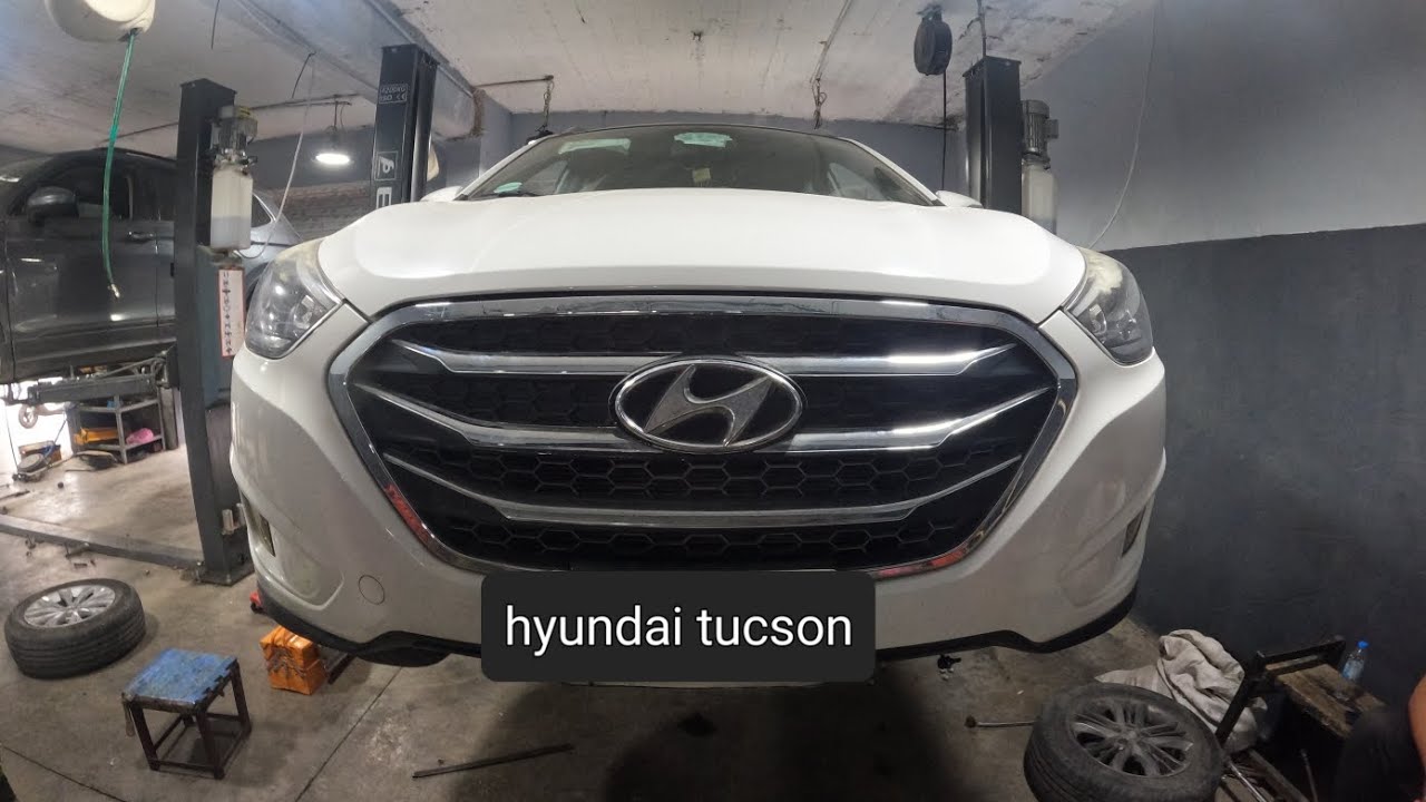 reemplazo brazo de control - buje barra estabilizadora y bielas.. hyundai tucson 2010 - 2015