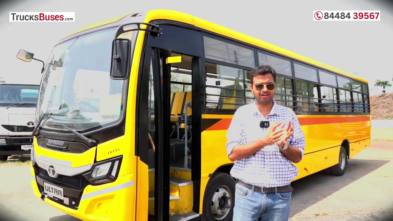 Tata Starbus Ultra Bus Review - Best Tata School Bus Seating Capacity Options & Features