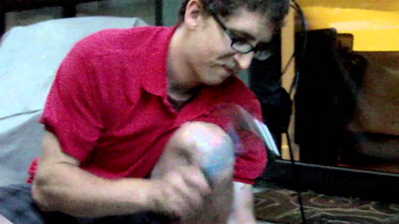 Opening a coconut the right way
