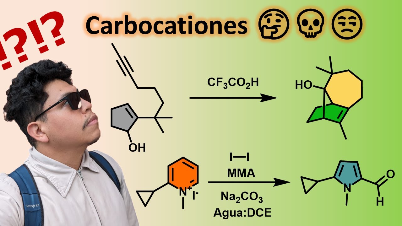 Carbocationes: intermediarios en reacciones de contracci&oacute;n de ciclo