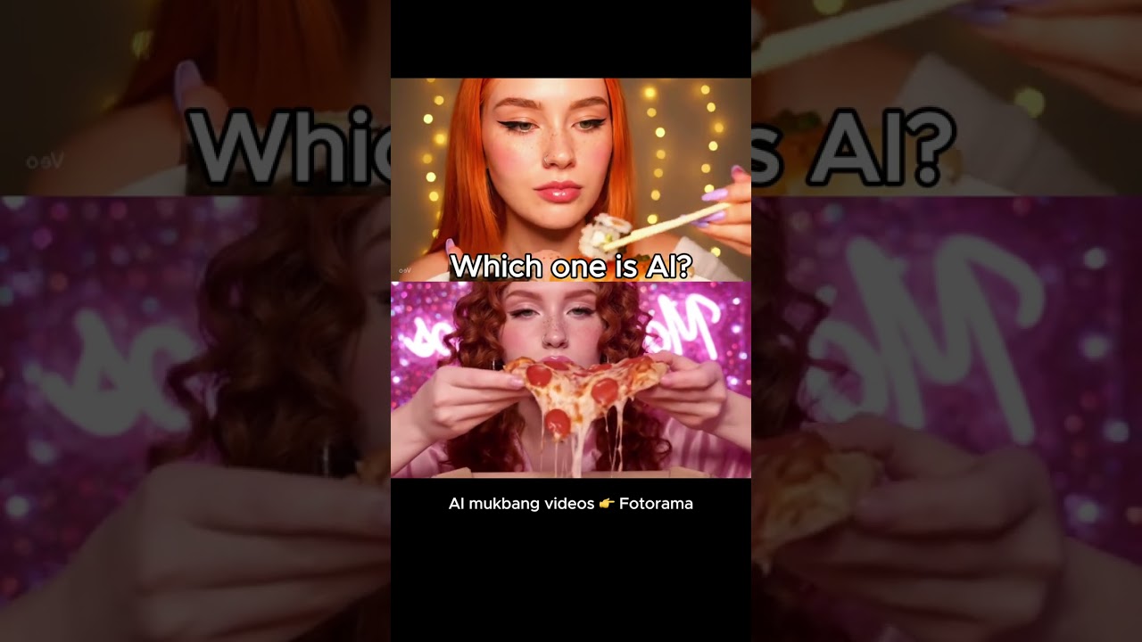 Real or AI viral ASMR AI mukbang video generator