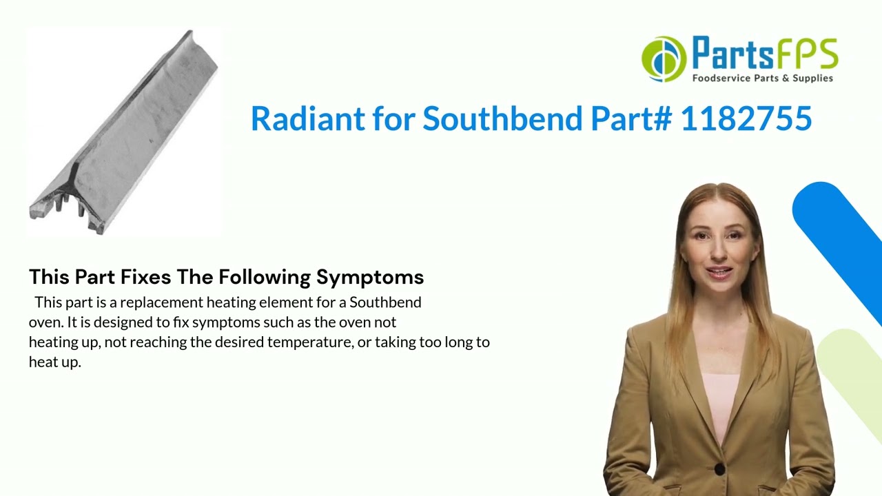 Radiant for Southbend Part# 1182755 - PartsFPS