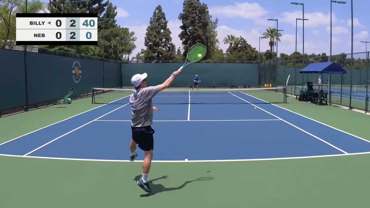 USTA 3.5 Singles | Irvine LPC v Yorba Linda CC | Billy v Neb