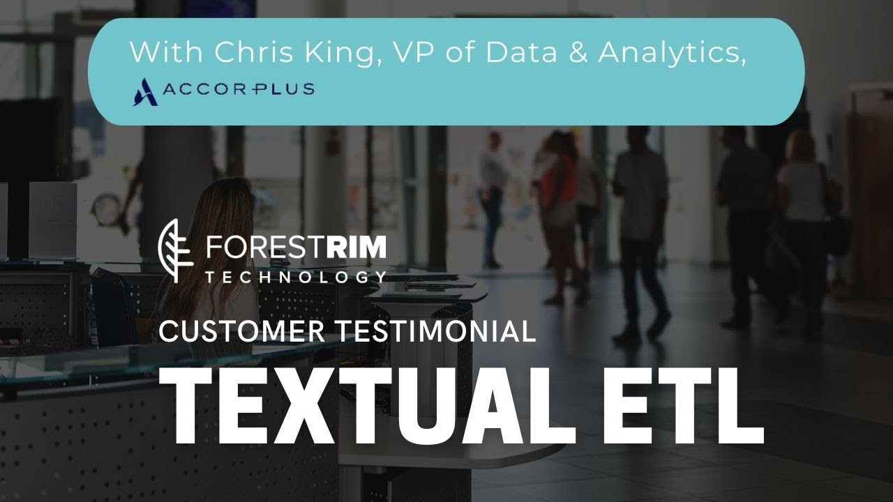 Textual ETL Customer Testimonial with AccorPlus