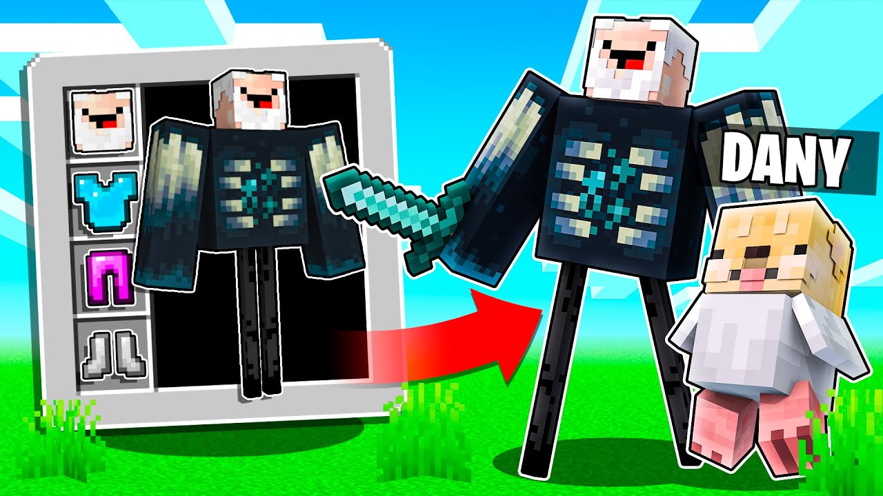 ¡MINECRAFT pero LOS MOBS son ARMADURAS! 😂🐷💥 PANCRACIO en MINECRAFT con SOYDANY