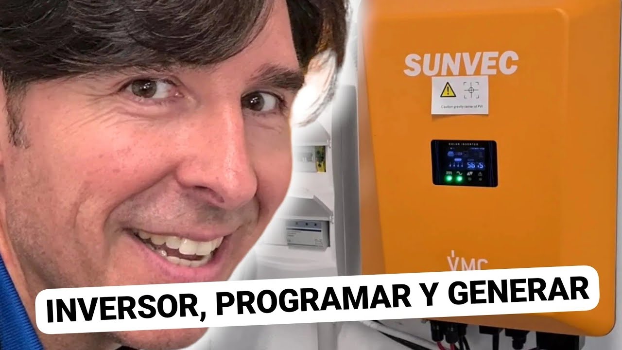 AUTOCONSUMO con PLACAS SOLARES e INVERSOR para AHORRAR LUZ en CASA o INDUSTRIA - Tutorial INVERSOR