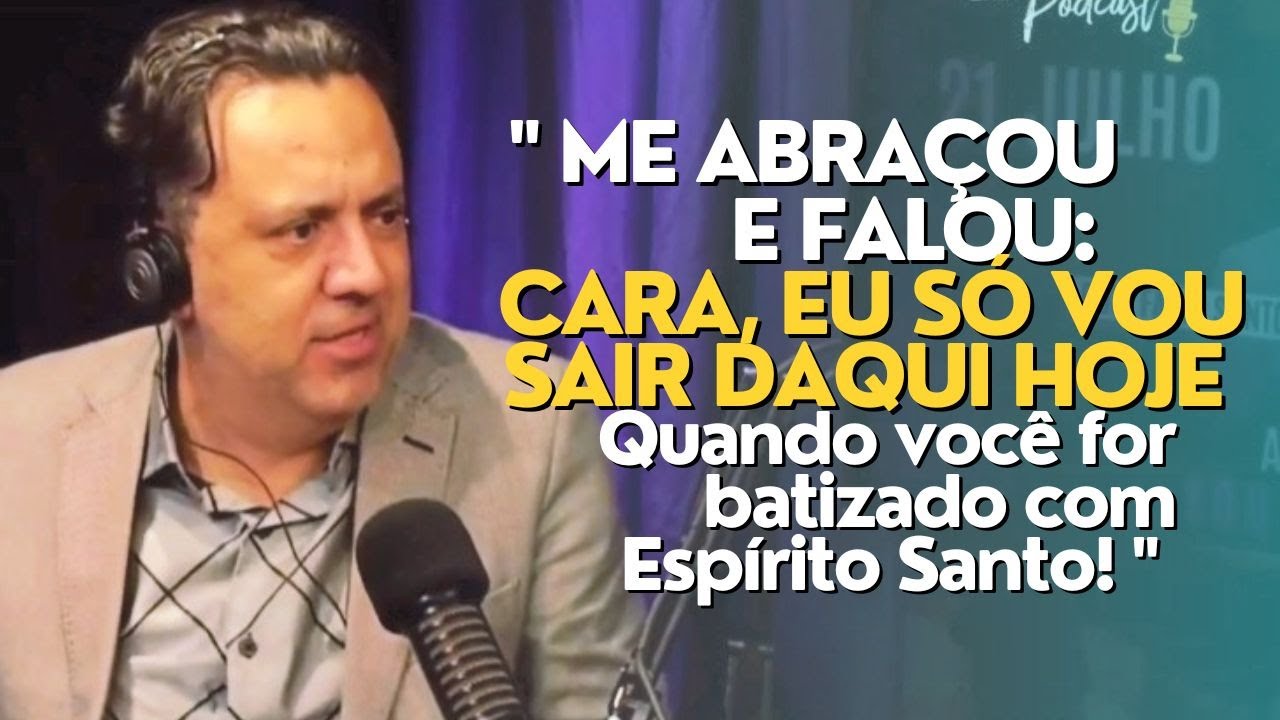 Pastor Eliel Gaby conta A SUA EXPERI&Ecirc;NCIA DO BATISMO COM ESP&Iacute;RITO SANTO
