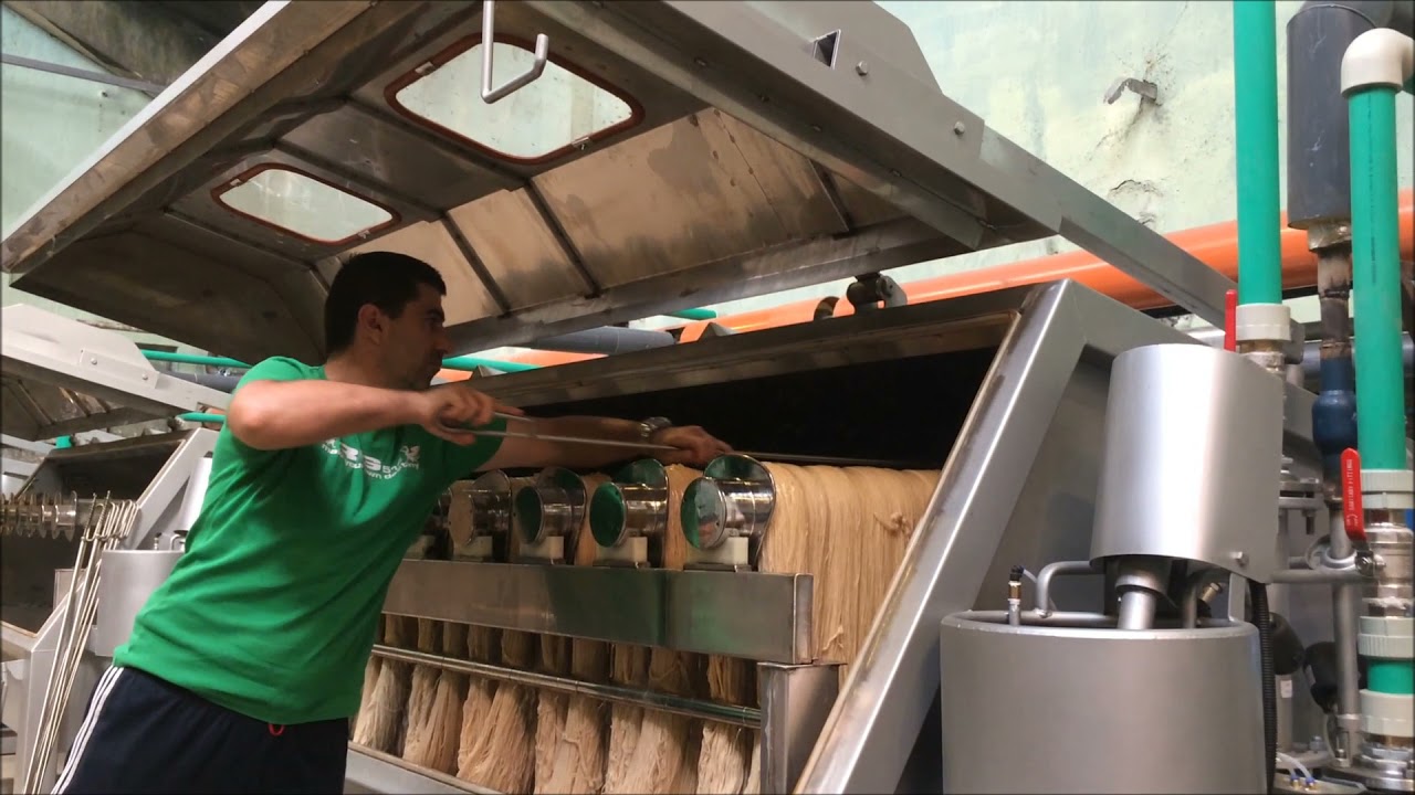 hank dyeing machine running vedio