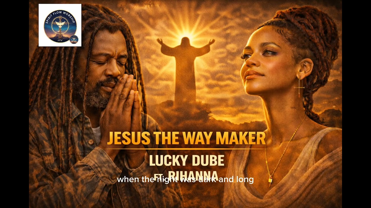 Lucky dube ft Rihanna-jesus the way maker ( official spirit flow worship reggae lyrics)