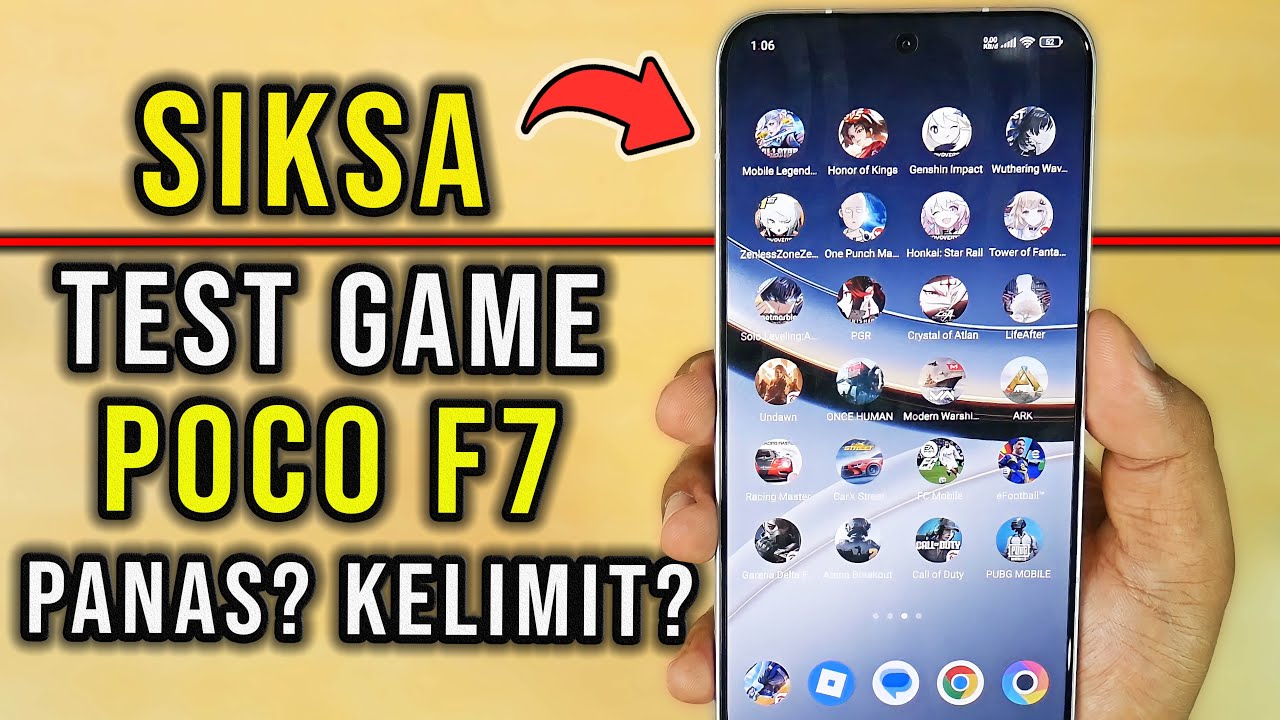 POCO F7 Full Siksa Test Game Rata Kanan Snapdragon 8S Gen 4 Sampai Panas Kelimit ?