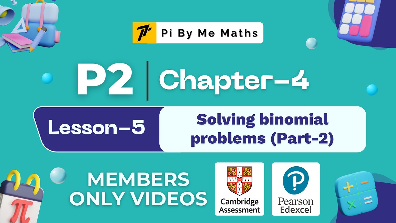 P2/Глава 4: Биномиальное разложение | Пример 4D | Часть 2 | Pearson Edexcel Pure Mathematics 2 | ...