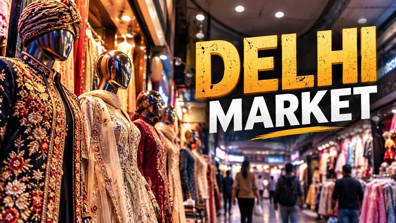 There&rsquo;s a Whole Market Beneath Delhi 🇮🇳 | 4K Palika Bazaar Walk