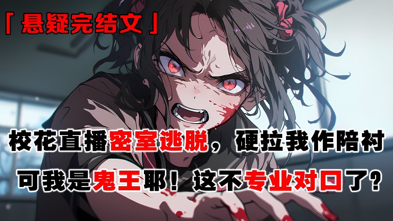 💢《恐怖密室真有鬼》：校花直播恐怖密室逃脫，她買通 NPC 嚇我，還把我鎖進小黑屋，可我是鬼王耶！ #皮皮说漫