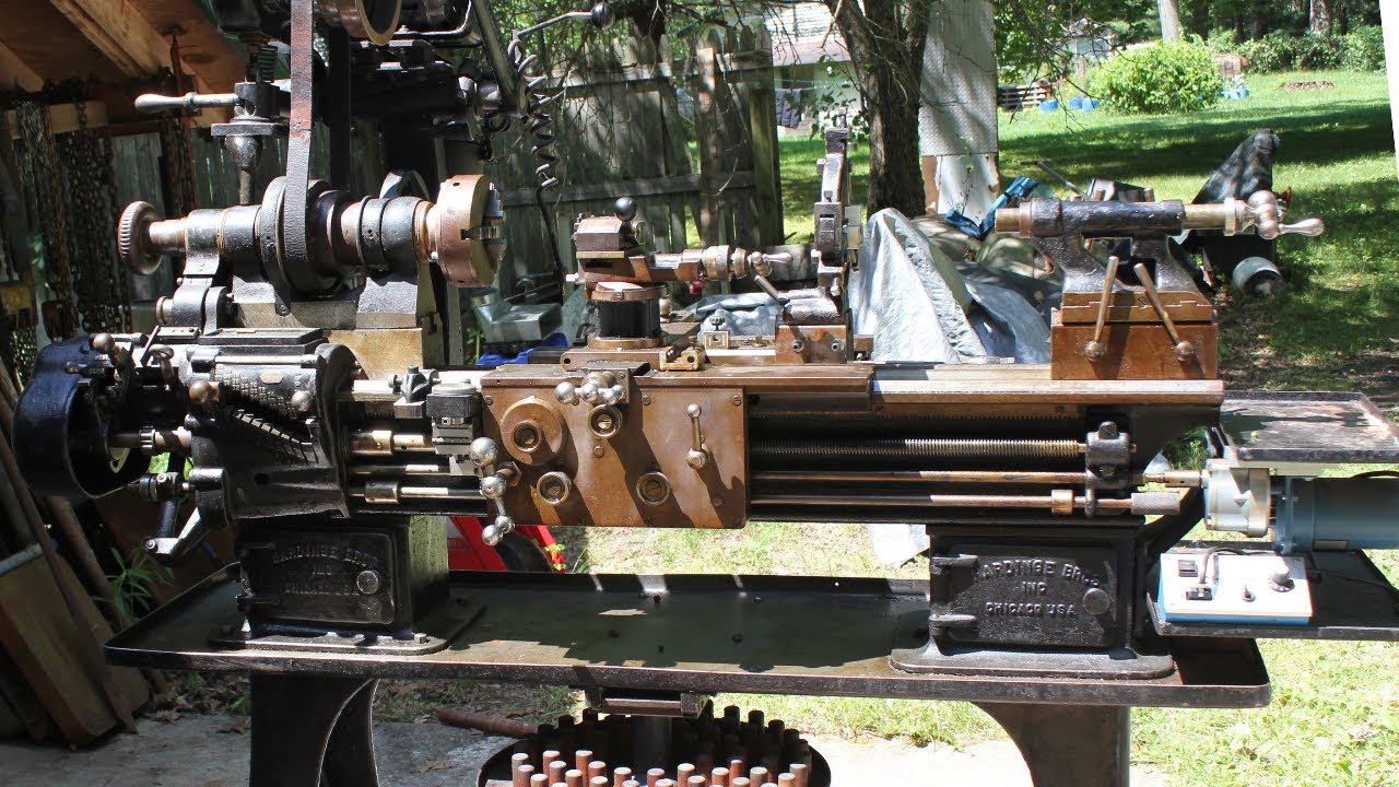 WWI lathe very rare || Токарный станок Первой Мировой Войны очень редкий