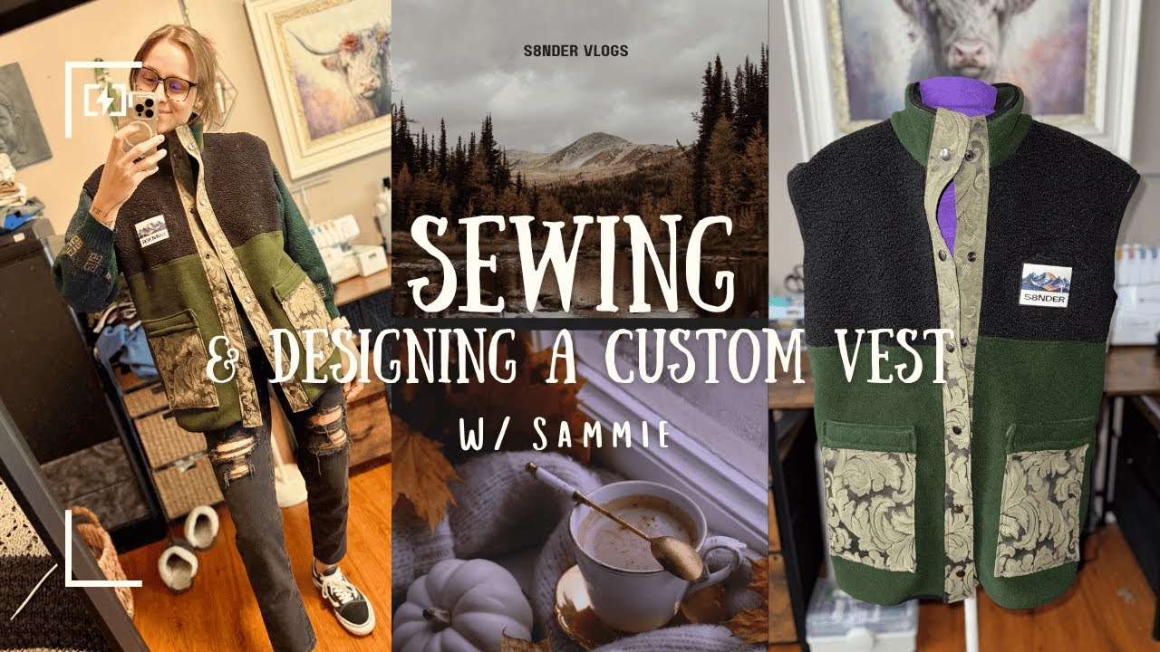Sewing a Fleece Vest from Donated Fabric!