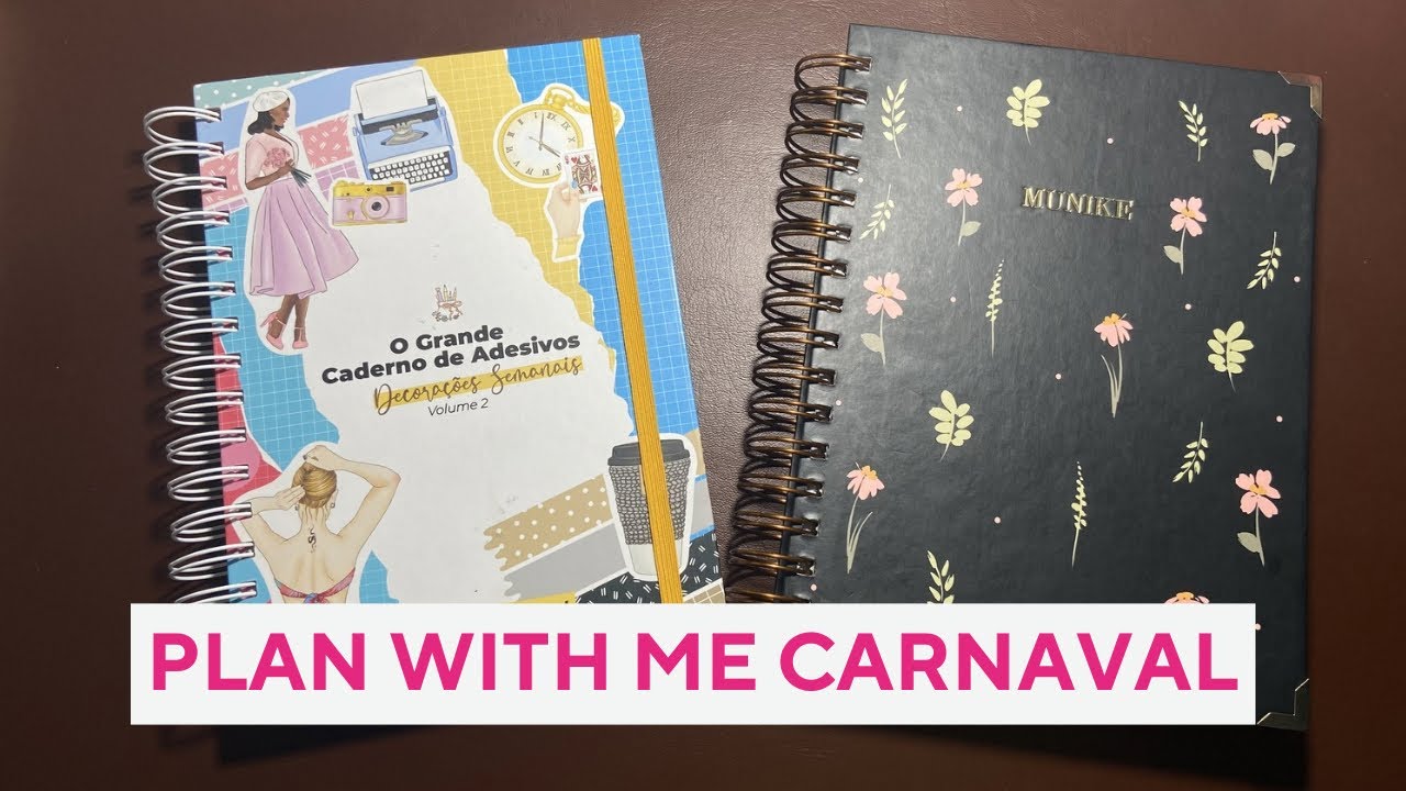 Decore comigo o planner CARNAVAL 
