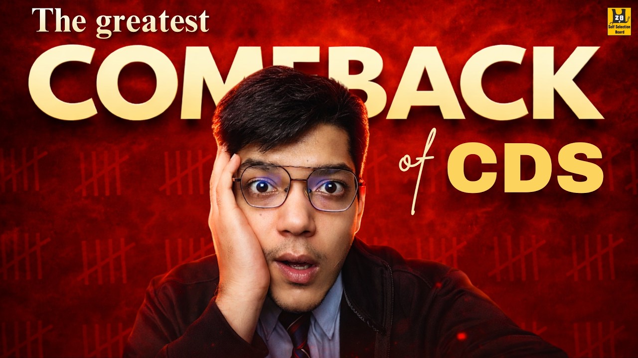 Your CDS  1 2026 Comeback Story | CDS 1 2026 Strategy | Shubham Varshney SSB