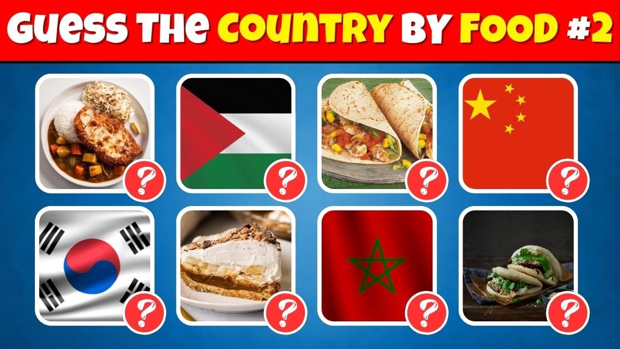 Can You Guess the Country from Food? 🍕🍔 | 60 World Cuisine Quiz Challenge | Quiz Bunnies