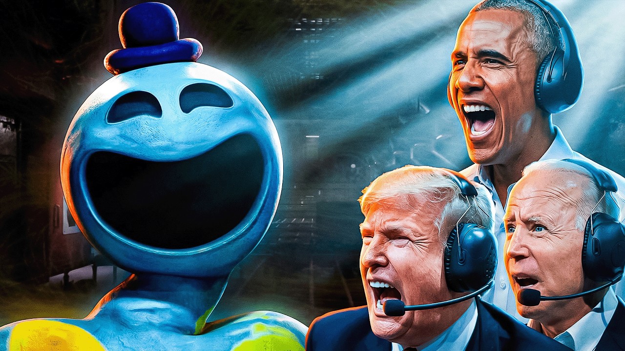 This whole VIDEO is CHAOS | US Presidents Play Poppy Playtime Chapter 4 FULL SERIES