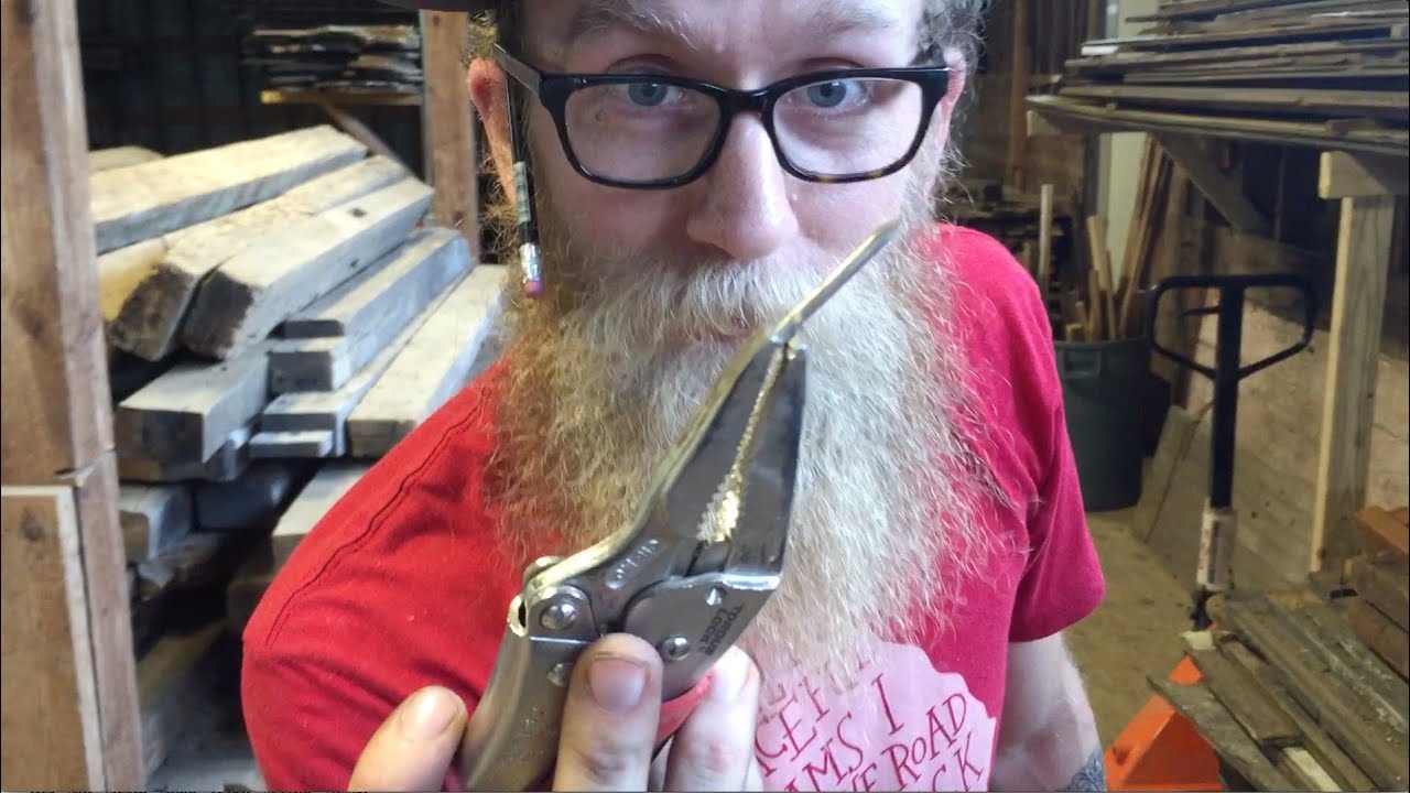 How to remove broken nails from reclaimed wood