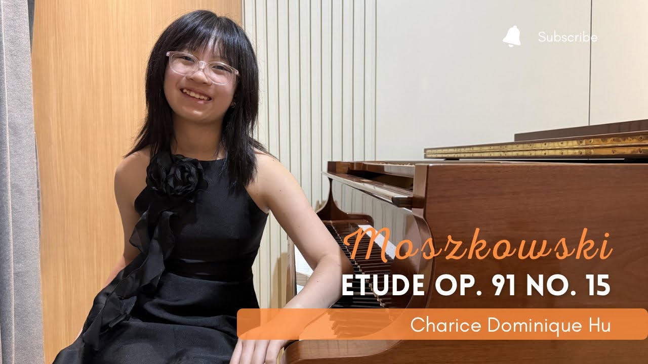 Moszkowski : Etude Op. 91 No. 15 by Charice Dominique Hu