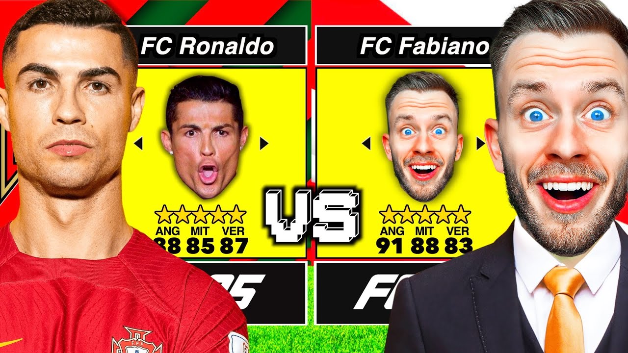 FC Ronaldo vs FC Fabiano in FC 25! 👀🚀